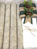 Kit Mesa Posta Jogo Americano Completo Decor Natal 12 Lugare Kit Mesa Posta Jogo Americano Completo Decor Natal 12 Lugare