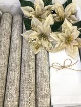 Kit Mesa Posta Jogo Americano Completo Decor Natal 4 Lugares Kit Mesa Posta Jogo Americano Completo Decor Natal 4 Lugares