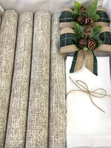 Kit Mesa Posta Jogo Americano Completo Decor Natal 4 Lugares Kit Mesa Posta Jogo Americano Completo Decor Natal 4 Lugares