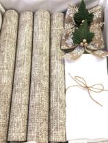 Kit Mesa Posta Jogo Americano Completo Decor Natal 6 Lugares