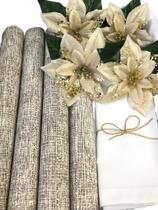 Kit Mesa Posta Jogo Americano Completo Decor Natal 6 Lugares
