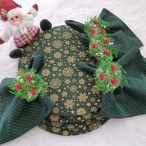 Kit mesa posta natal guirlanda americano supla base 12 pçs