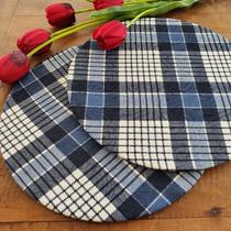 Kit Mesa Posta Sousplat MDF 04 Capas Várias Cores + 04 Bases