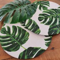 Kit Mesa Posta Sousplat MDF 04 Capas Várias Cores + 04 Bases