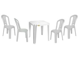 Kit Mesa Quadrada Polipropileno Tramontina