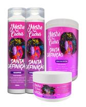 Kit Mestre Dos Cachos Santa Definição Hidratação Total Kit Mestre Dos Cachos Santa Definição Hidratação Total