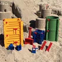 Kit Mestre Sandmasons para Construção de Castelos de Areia com Formas Encaixáveis Kit Mestre Sandmasons para Construção de Castelos de Areia com Formas Encaixáveis