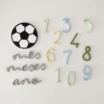 Kit Mesversário - Bola de Futebol - Cenário para Fotos Kit Mesversário - Bola de Futebol - Cenário para Fotos