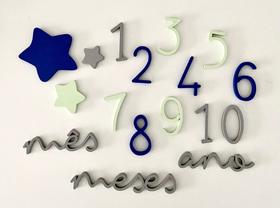 Kit Mesversário - Estrela - Cenário para Fotos - Ótimo presente para mamãe Kit Mesversário - Estrela - Cenário para Fotos - Ótimo presente para mamãe