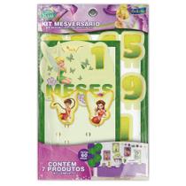 Kit Mesversário Fadas Disney - 60 Peças de Decoração Kit Mesversário Fadas Disney - 60 Peças de Decoração