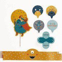 Kit mesversário go happy little monsters