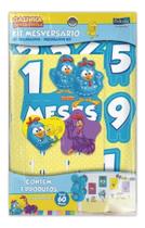 Kit Mesversário Tema Galinha Pintadinha 60 Peças Festcolor
