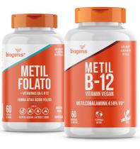 Kit Metil Folato + Metilcobalamina B12, 60 Caps Biogens