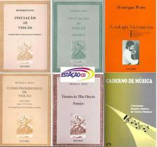 Kit Método Henrique Pinto 5 Livros + Caderno Musica - Violão