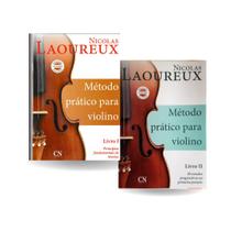 Kit método prático para violino - n. laoureux volumes 1 e 2