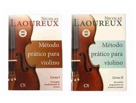 Kit Método Prático Para Violino Nicolas Laoureux Livro 1 E 2 - Ricordi
