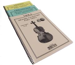 Kit Métodos Violino, Violoncelo e Viola Vol 1 e 2 - N. Gama