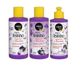 Kit Meu Lisinho Kids Salon Line sh+cond+cr. pentear Kit Meu Lisinho Kids Salon Line sh+cond+cr. pentear
