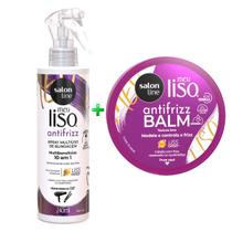Kit Meu Liso Antifrizz Balm + Spray Alinhamento Salon Line