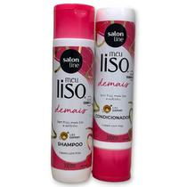 Kit Meu Liso Demais Shampoo + Condicionador Salon Line 300ml