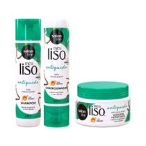 Kit Meu Liso Jaborandi Prevenção de Queda do cabelo Salon Line