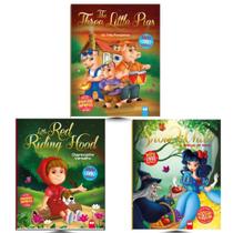 Kit Meu Livro Bilíngue: The three little pigs + Snow White + Little Red Riding Hood (3 Vol)