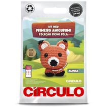Kit Meu Primeiro Amigurumi Bicho Bola Círculo - Raposa