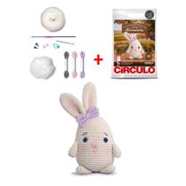 Kit Meu Primeiro Amigurumi - Coleção Fazendinha - Circulo (receita com todo material)