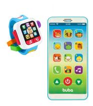 Kit Meu Primeiro Smartwatch E Baby Phone Azul - Buba