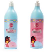 Kit Meu Super Cachos e Poder 2 Itens: Shampoo e Condicionador 900ML Fattore