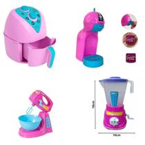 Kit Meus Eletrodomésticos Cozinha Infantil Brinquedo 4 Peças