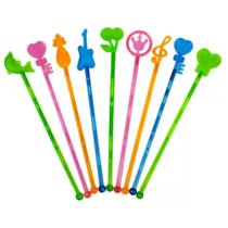 Kit Mexedor De Drink Formatos E Cores Diversos 12 Un Sortido Kit Mexedor De Drink Formatos E Cores Diversos 12 Un Sortido