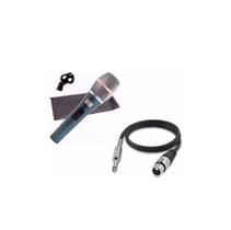 Kit Mic. Kadosh K-98 + Capa + Cachimbo + Cabo XLRF/P10 3m