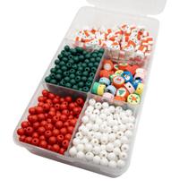 Kit Miçanga Bijuteria Natal Iniciante Barato 720pçs + Caixa Divisória Kit Miçanga Bijuteria Natal Iniciante Barato 720pçs + Caixa Divisória