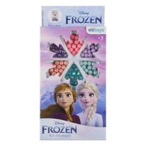 Kit miçanga frozen disney etitoys 65 peças Kit miçanga frozen disney etitoys 65 peças
