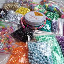 Kit Miçanga Infantil Colorida Para fazer Pulseira Com 1150 Peças