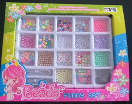 Kit Miçanga Montagem - 3000 peças- Bijuteria Pulseira Colar Infantil Menina