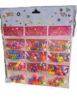 Kit Miçanga Pacote De Terere De Cabelo Colorido 140Un