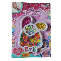 Kit Miçanga Para Fazer Pulseira Colar Com Pingentes Infantil Missanga Kit Miçanga Para Fazer Pulseira Colar Com Pingentes Infantil Missanga