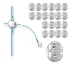 Kit Miçanga Rotor De Pesca - 6mm / 40 Peças