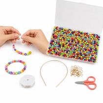 Kit Miçangas Alfabeto A-Z + Caixa Organizadora Para Fazer Pulseiras Colares Chaveiros Lembrancinhas Kit Miçangas Alfabeto A-Z + Caixa Organizadora Para Fazer Pulseiras Colares Chaveiros Lembrancinhas