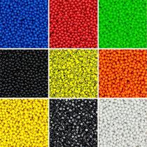 Kit Miçangas Coloridas Infantil 1500 Peças+ Fio De Silicone - Anita Recreativos