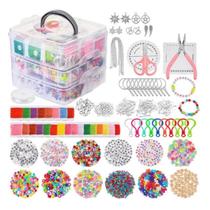 Kit Miçangas Completo Para Pulseiras e Bijuterias