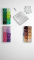 Kit Miçangas Hama 2,6mm 60 Cores 30000 Peças