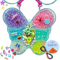 Kit Miçangas Infantil Bola Sabão 1850 pçs p/ fazer Pulseiras