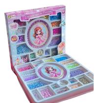 Kit Miçangas Infantil Coloridas Pra Montar Pulseiras E Colares Brink Model