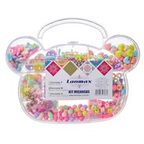 Kit Miçangas Infantil Coloridas Pulseira Lanmax 357Pçs M