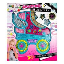 Kit Miçangas Infantil Para Fazer Pulseiras E Colares Patins