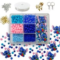 Kit Miçangas Infantil para Montar Pulseiras Bolinhas letra Maleta Bijuterias brinco presente Kit Miçangas Infantil para Montar Pulseiras Bolinhas letra Maleta Bijuterias brinco presente