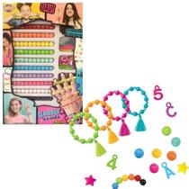 Kit Miçangas Infantil Para Pulseiras Glamour Beads Toyng